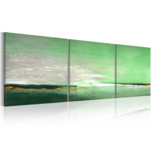 Handgeschilderd schilderij - Sea-groene kust