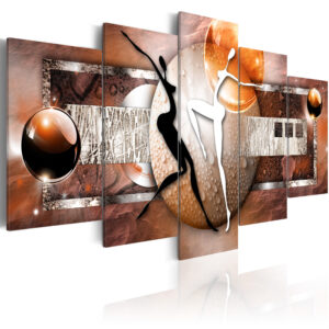 Schilderij - Dance of elements: earth