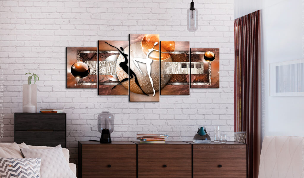 Schilderij - Dance of elements: earth - Afbeelding 2