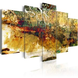 Schilderij - tuin: abstractie