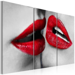 Schilderij - Hot lips