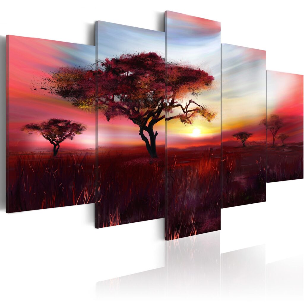 Schilderij - Wild savannah