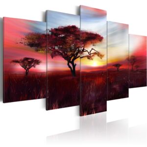 Schilderij - Wild savannah