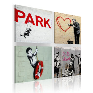 Schilderij - Banksy - stedelijke inspiratie