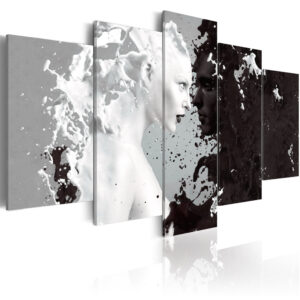 Schilderij - Milk & Choco - 5 pieces