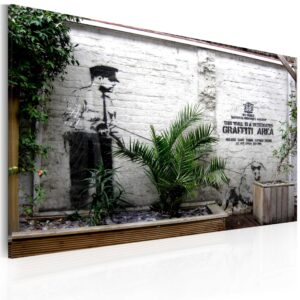 Schilderij - Graffiti area (Banksy)