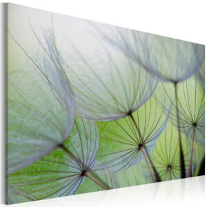 Schilderij - Dandelion in the wind
