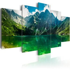 Schilderij - Tranquility in the mountains