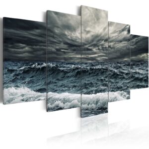 Schilderij - De storm komt