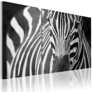Schilderij - Mevr. Zebra