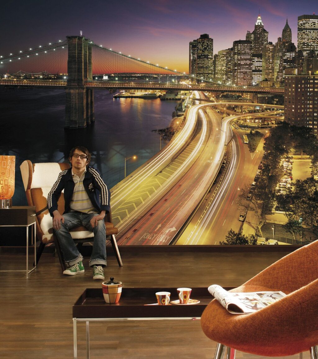 Foto behang New York City Lights 8-516 - Afbeelding 2
