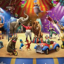 Foto behang Circus 42834