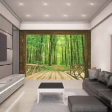 Alternative view of Foto behang Woodland Forrest 43572