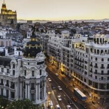 Foto behang Madrid CL15A