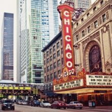 Foto behang Chicago CL36A