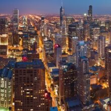 Foto behang Chicago CL44A