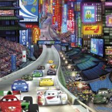 Foto behang Cars Tokyo 1-404