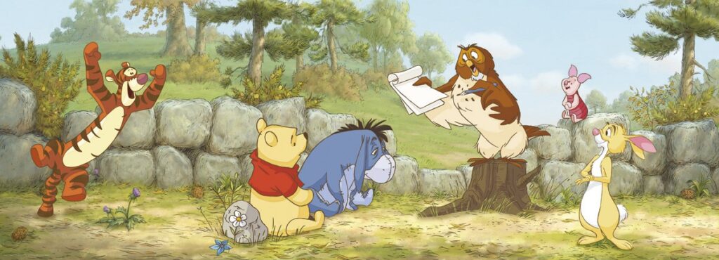 Foto behang Winnie lessons one 1-412