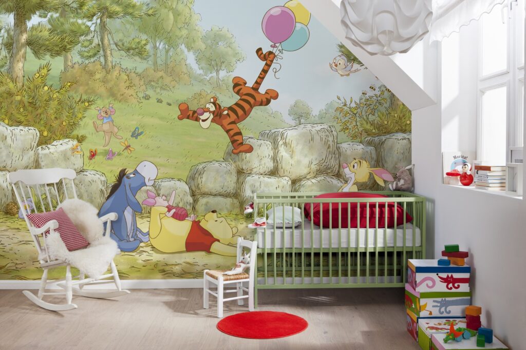 Foto behang Winnie Pooh Ballooning 8-460 - Afbeelding 2