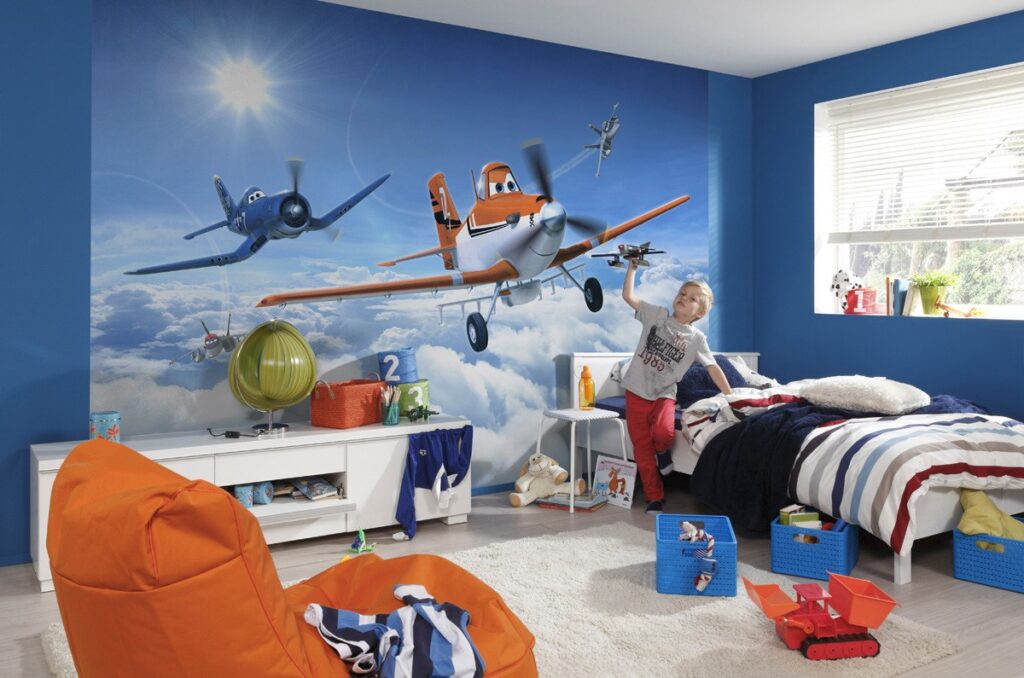 Foto behang Planes above the cloud 8-465 - Afbeelding 2