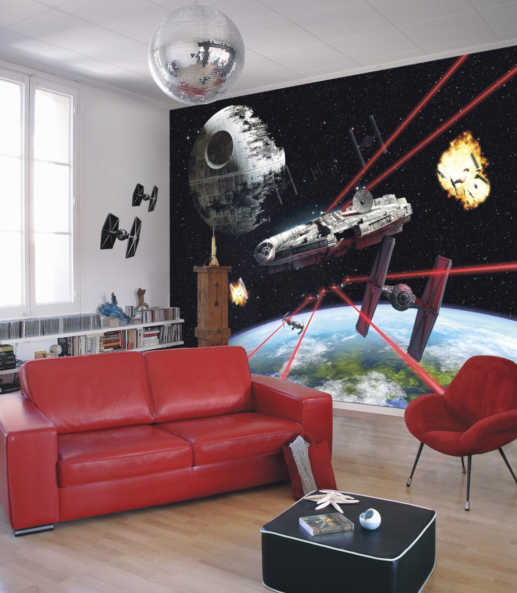 Foto behang Star Wars Millenium Falcon 8-489 - Afbeelding 2