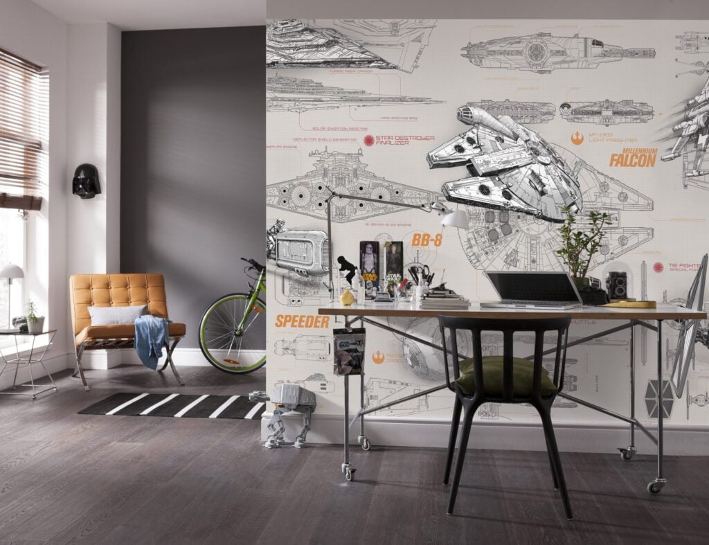 Foto behang Star Wars Blue Print 8-493 - Afbeelding 2