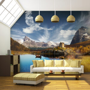 Fotobehang - Bird cloud