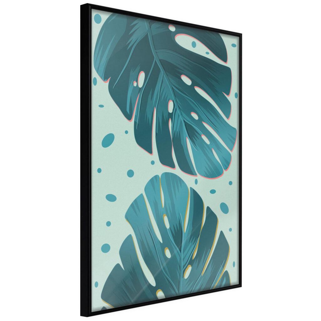 Pastel Monstera Leaves