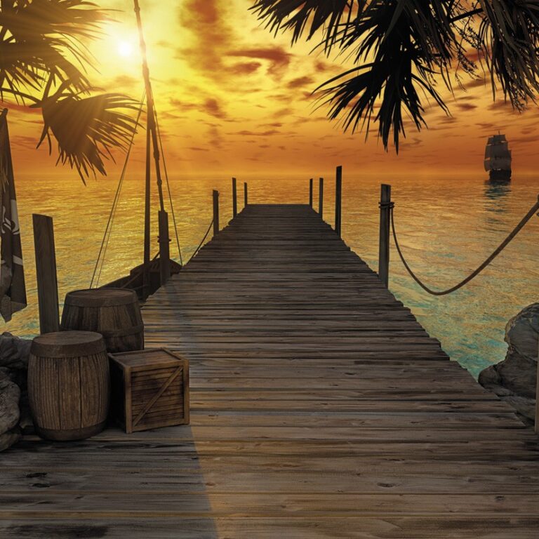 Foto behang Treasure Island 8-918