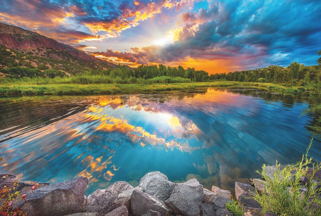 Foto behang Daybreak xxl4-016