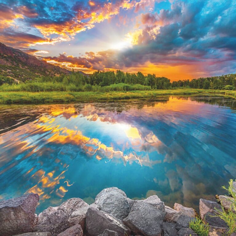 Foto behang Daybreak xxl4-016