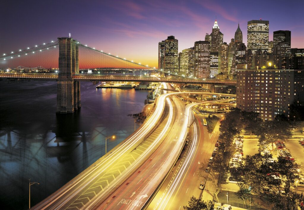 Foto behang New York City Lights 8-516