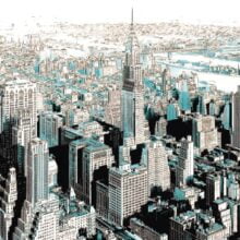 Foto behang Gotham V8-771
