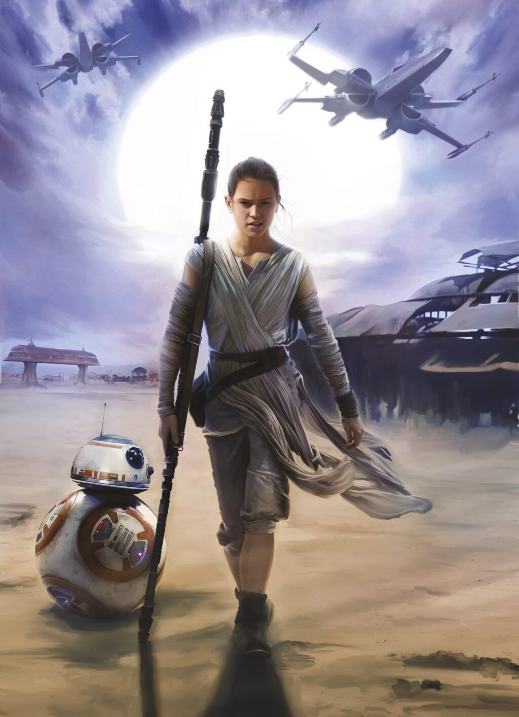 Foto behang Star Wars Rey 4-448