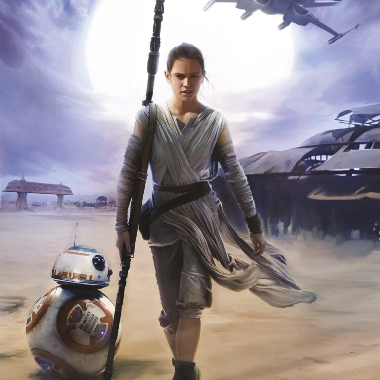 Foto behang Star Wars Rey 4-448