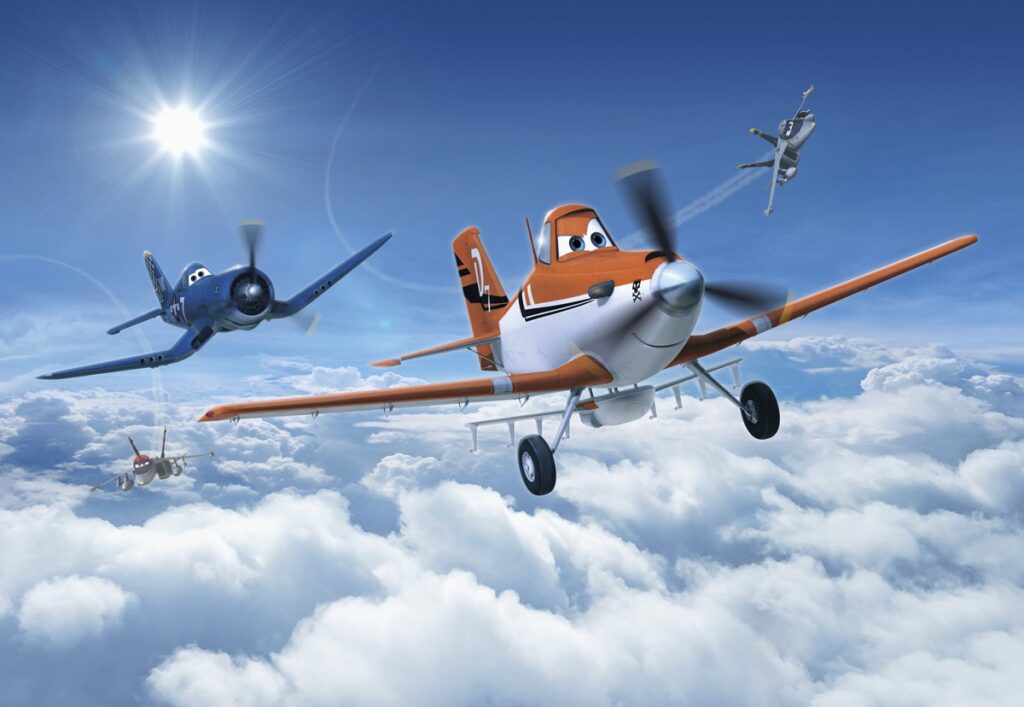 Foto behang Planes above the cloud 8-465