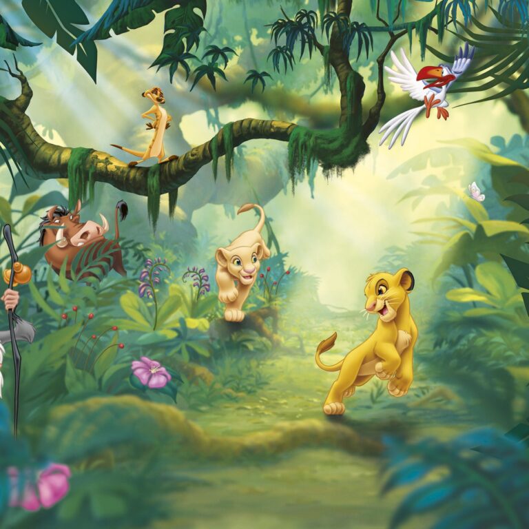 Foto behang Lion King Jungle 8-475
