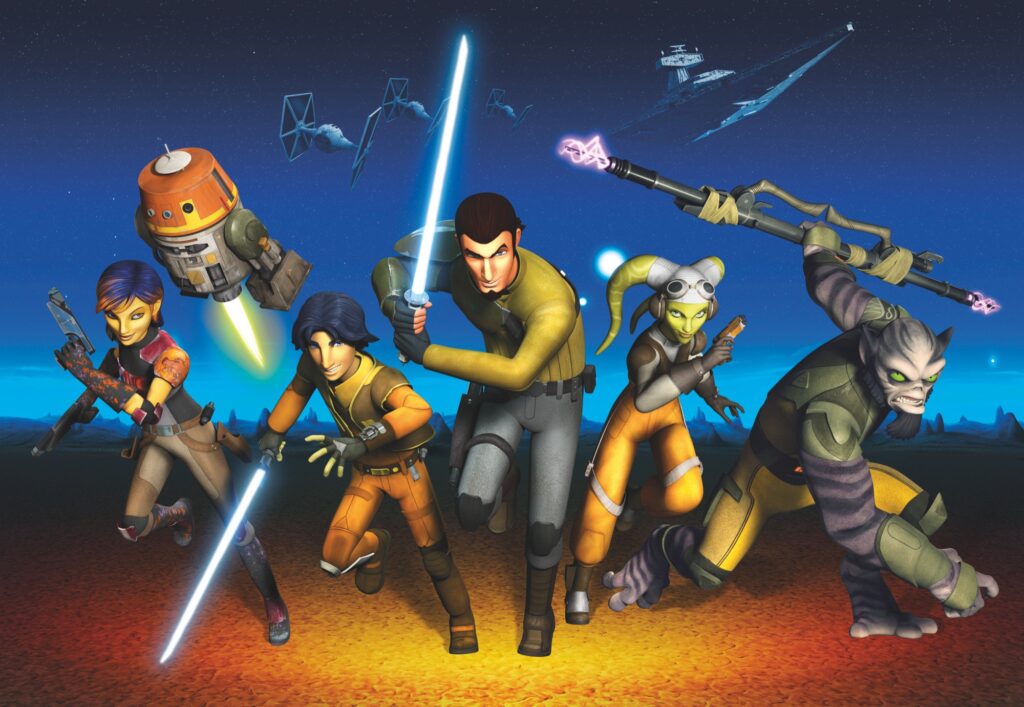 Foto behang Star Wars Rebels Run 8-486