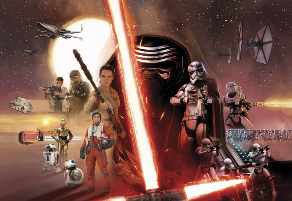 Foto behang Star Wars Ep7 Collage 8-492