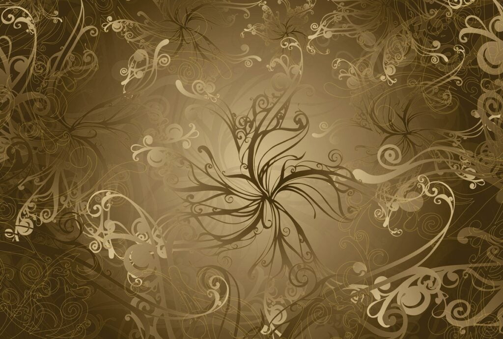 Foto behang Gold 8-703