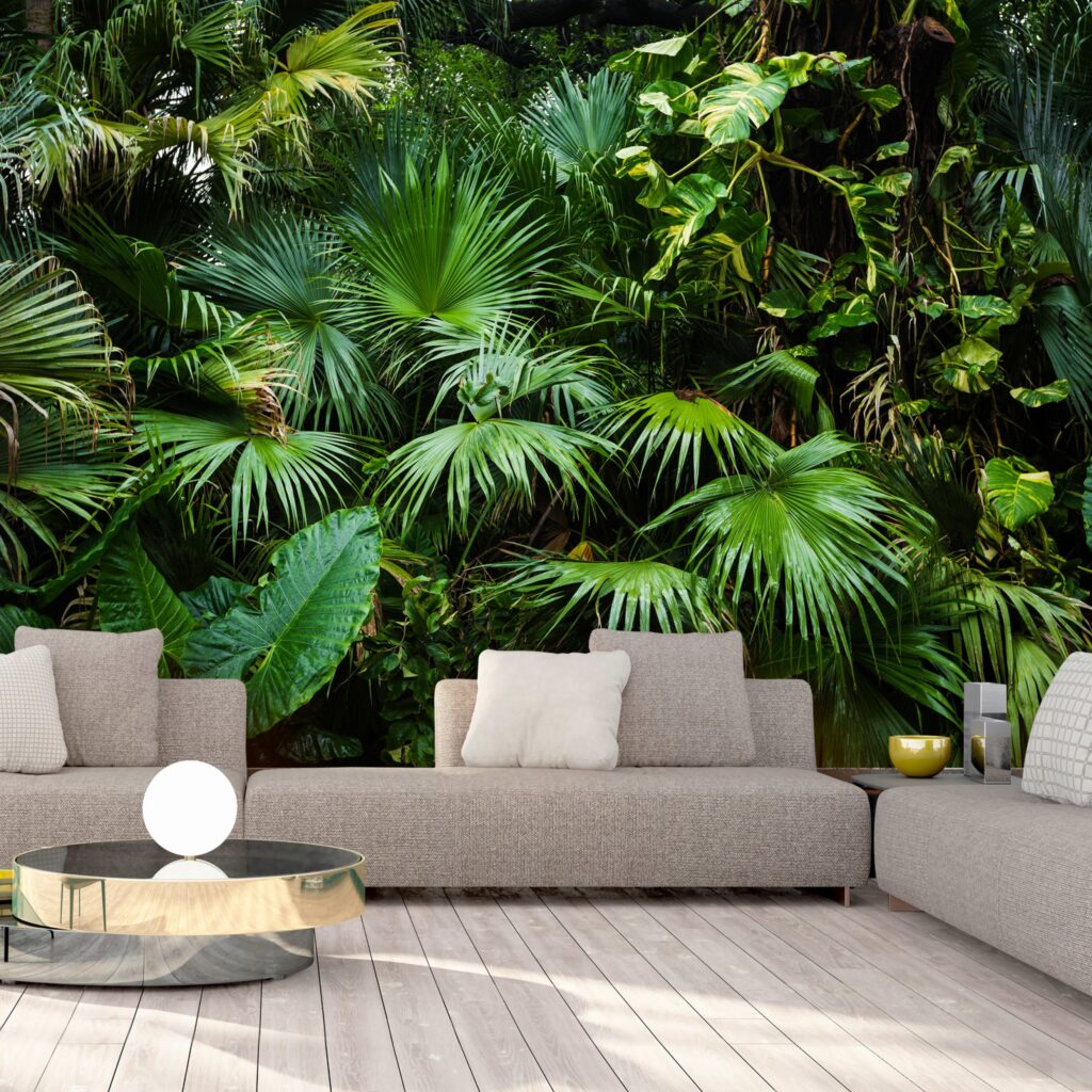 Fotobehang – Sunny Jungle 400x280 - Afbeelding 2