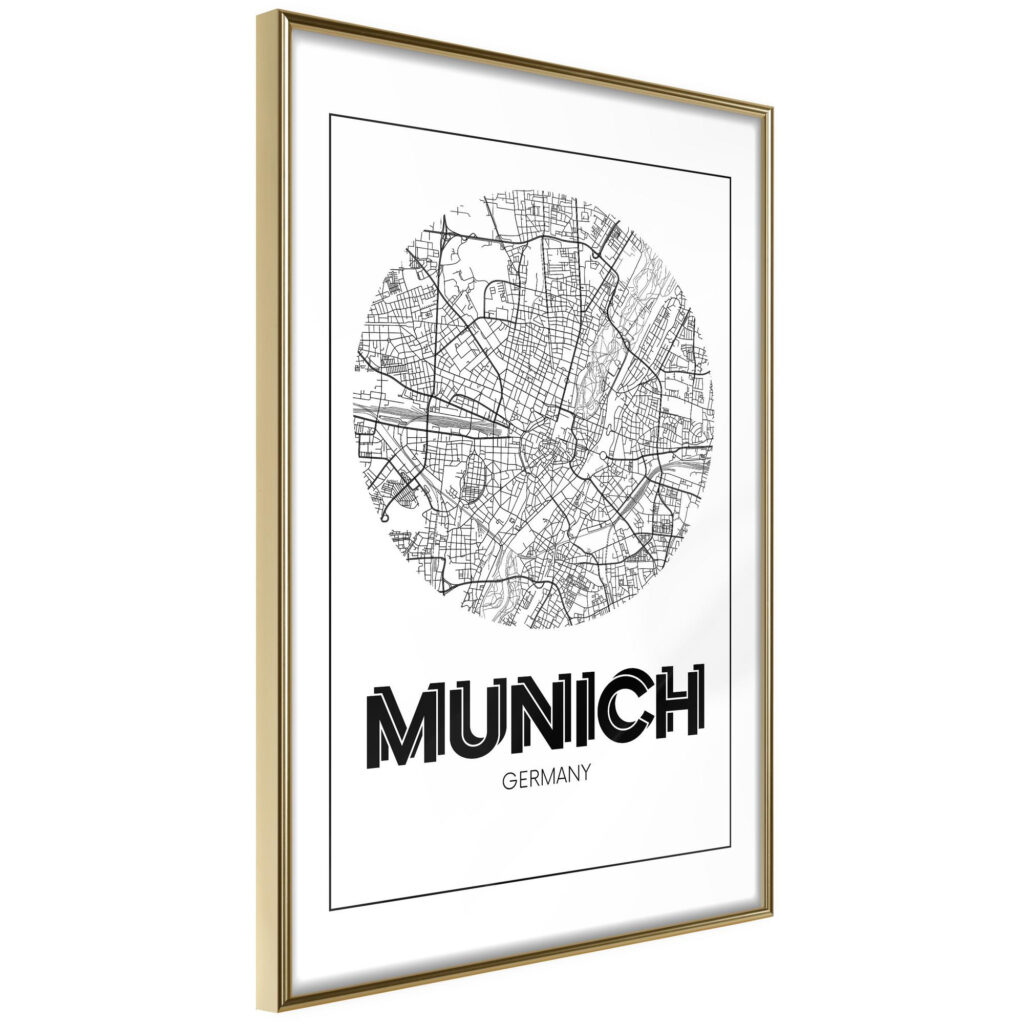 City Map: Munich (Round)