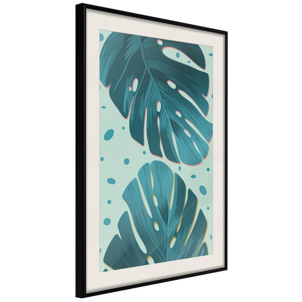 Pastel Monstera Leaves - Afbeelding 2
