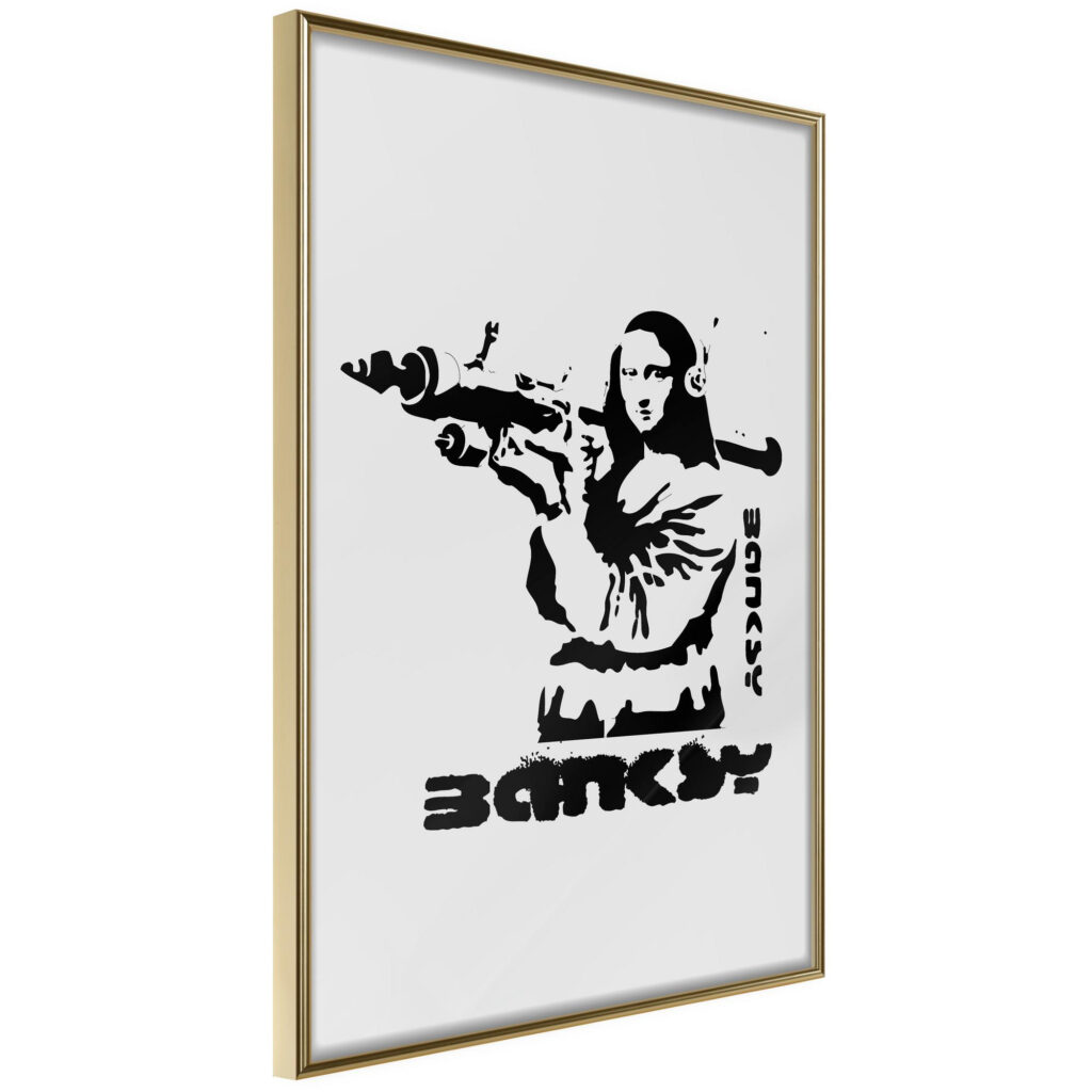 Banksy: Mona Lisa with Bazooka I - Afbeelding 3