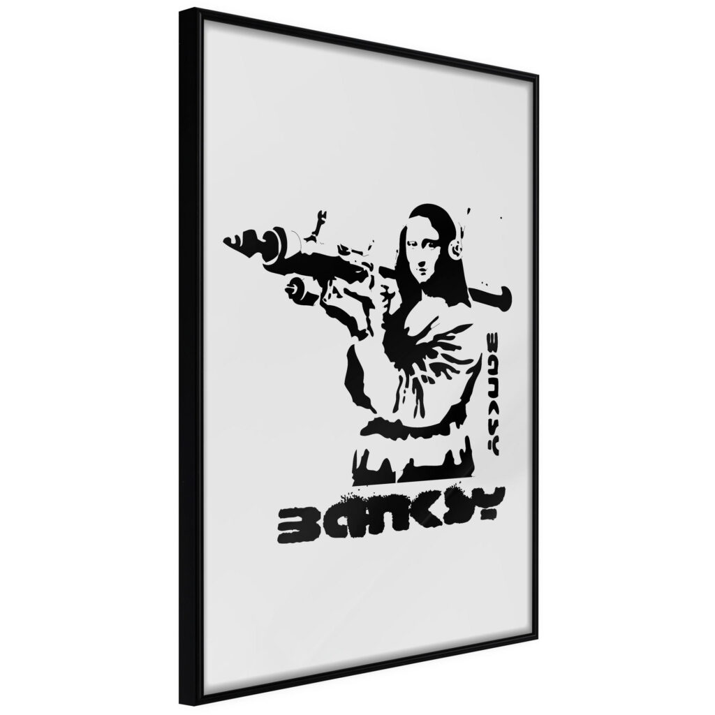Banksy: Mona Lisa with Bazooka I