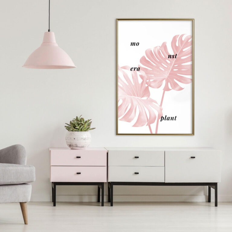 Pale Pink Monstera