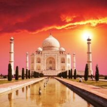 Foto behang Taj Mahal 70066 Dutch Digiwall