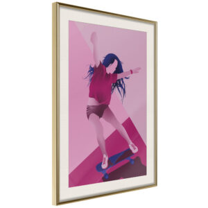 Girl on a Skateboard