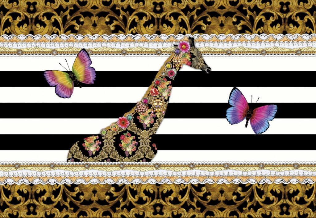 Foto behang Giraffe 8-952