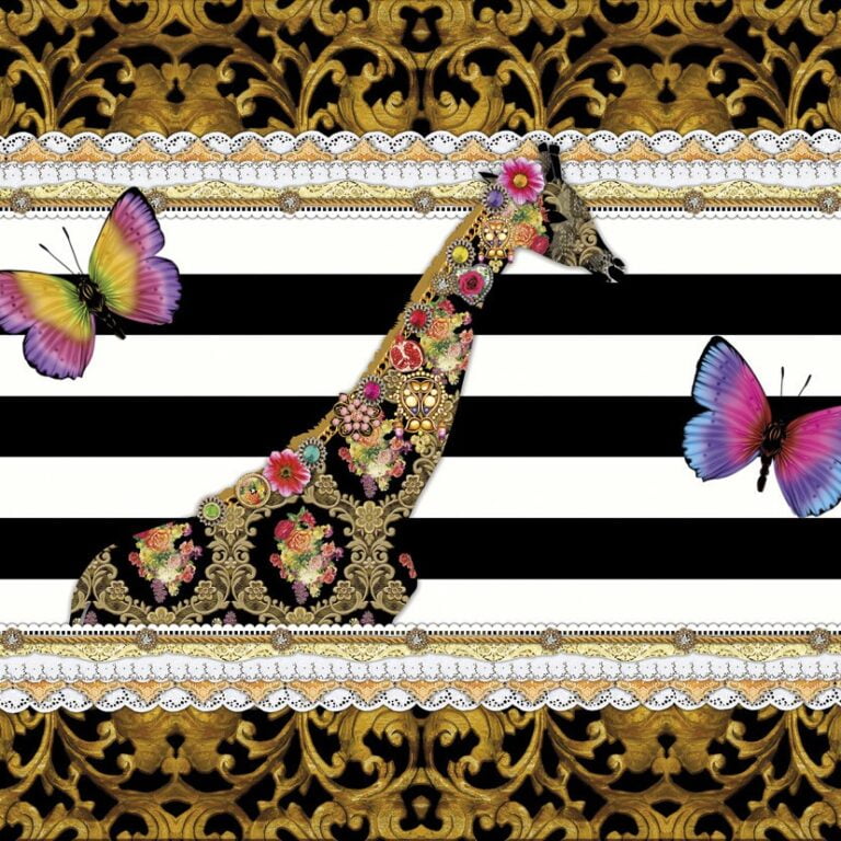 Foto behang Giraffe 8-952